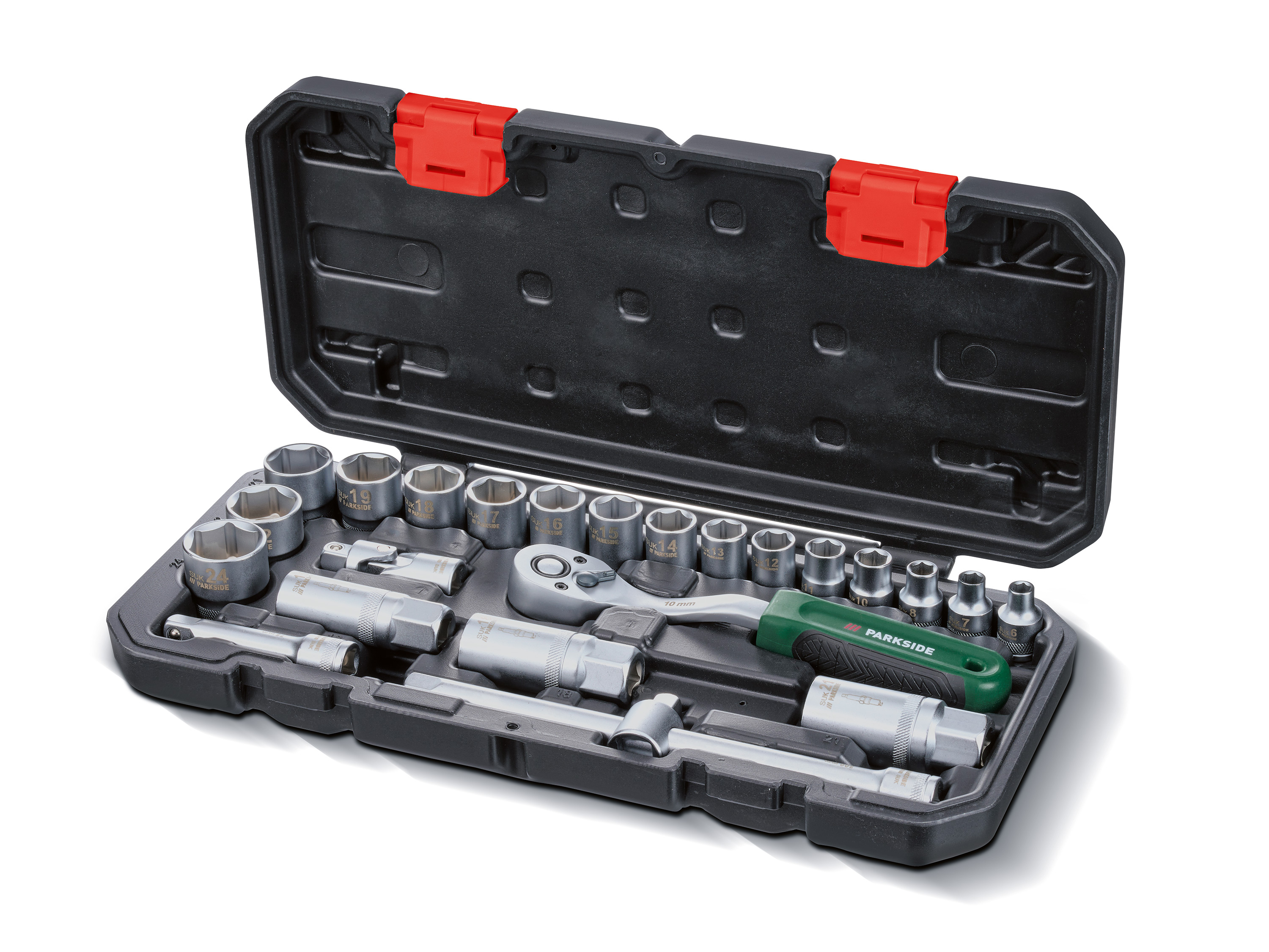 PARKSIDE® Set de douilles et d'embouts PSSS 24 A1, 24 pièces