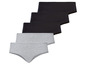 Ensemble de culottes pour femme en noir et gris.