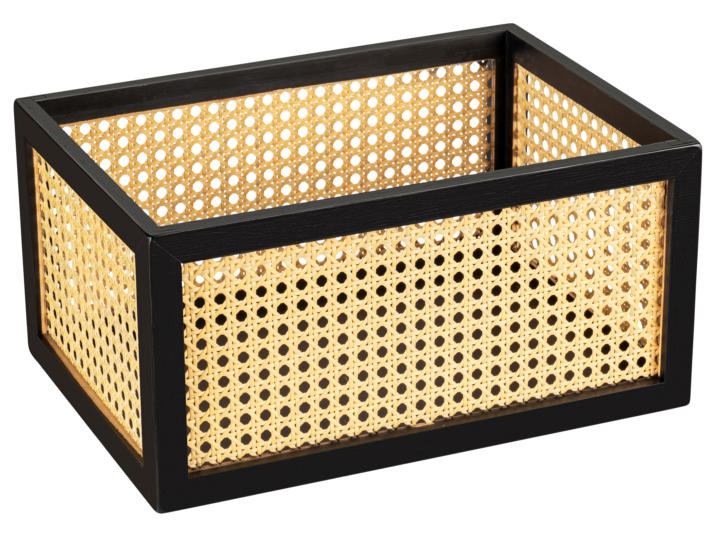 Wenko Paniers de rangement (Corbeille carrée, noir)