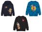 Sweatshirts enfant: Groot, Spiderman, Mickey.