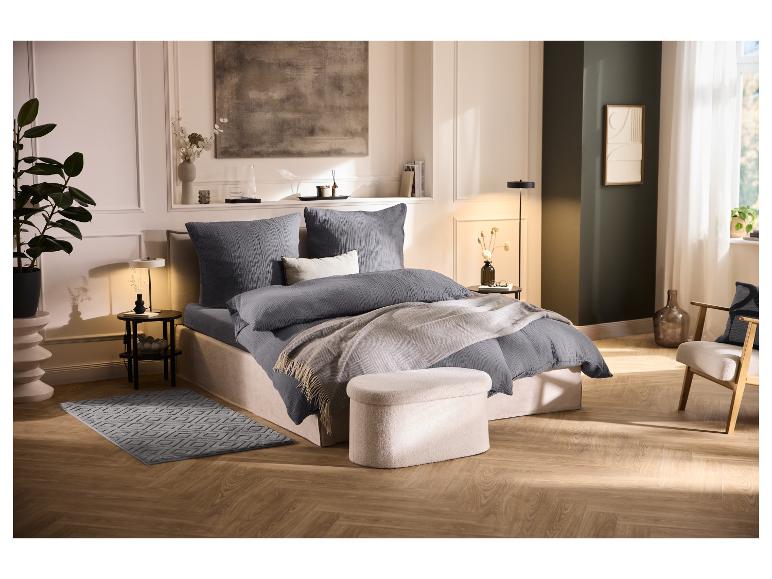 Drap-housse en mousseline LIVARNO home dans une chambre moderne.