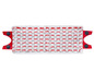 Une serpillière Vileda en microfibre rouge.