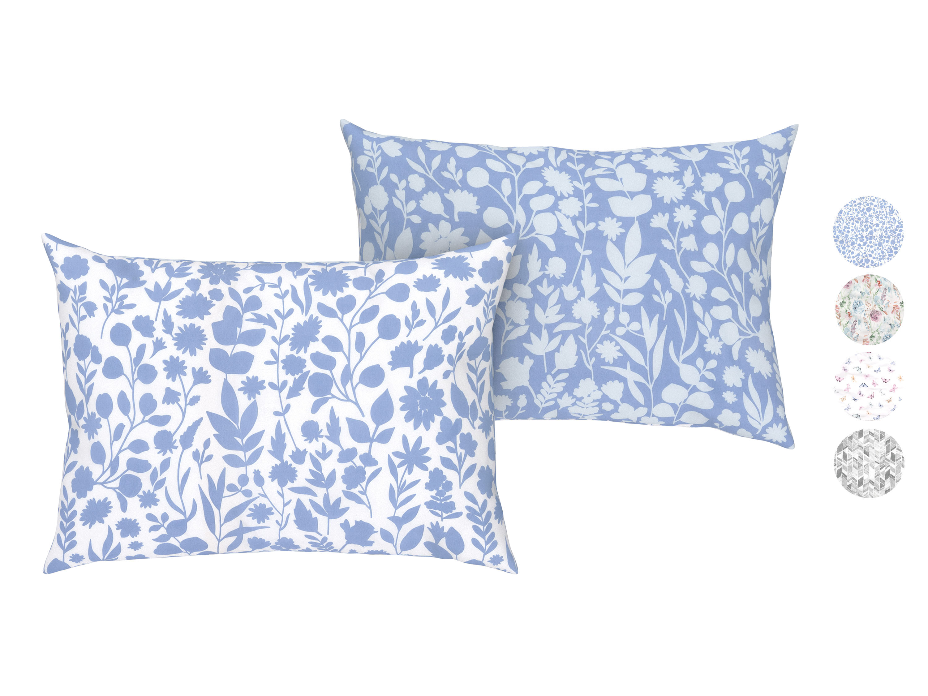 LIVARNO home Lot de 2 taies d'oreiller en satin microfibre, 70 x 50 cm