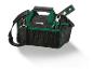Sac à outils Parkside avec niveau à bulle et pinces.