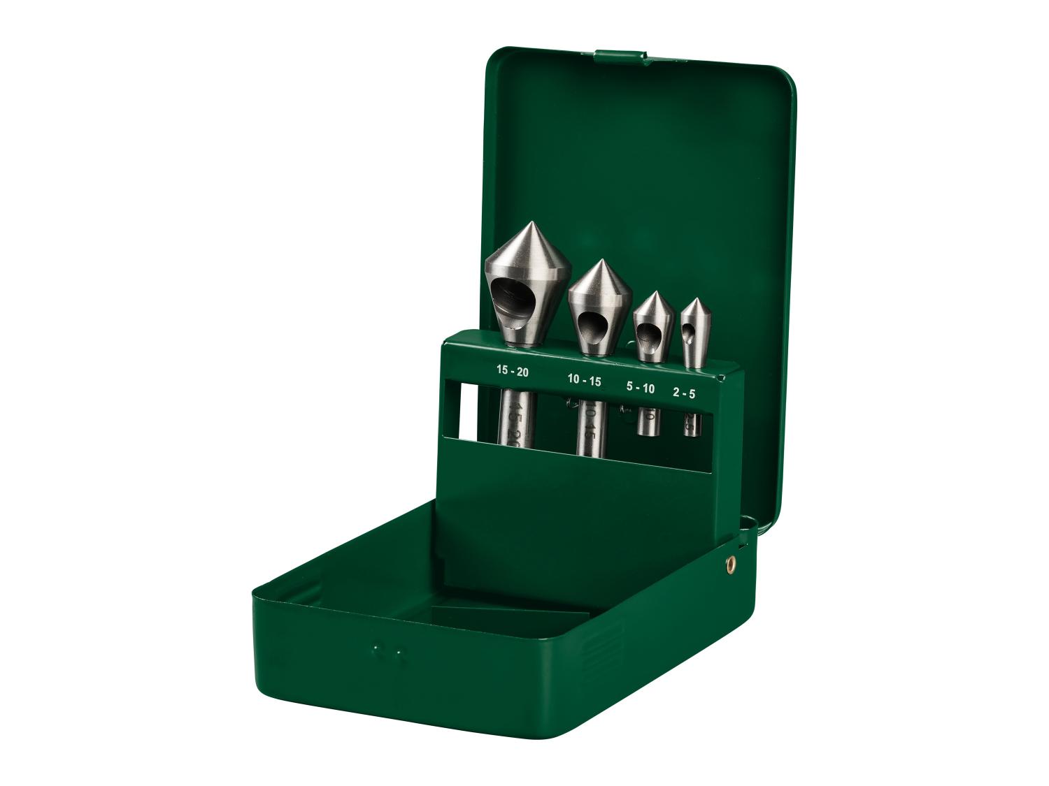 Lot De 5 Forets à Fraiser Parkside HSS – 3,4,5,6,8 Mm – Titane – Jamais Utilisés