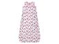 Gigoteuse bébé blanche à pois multicolores et motifs de tête de souris