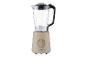 Blender SilverCrest beige avec détails en bois.