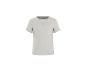 T-shirt bébé côtelé à manches courtes avec un cœur brodé.