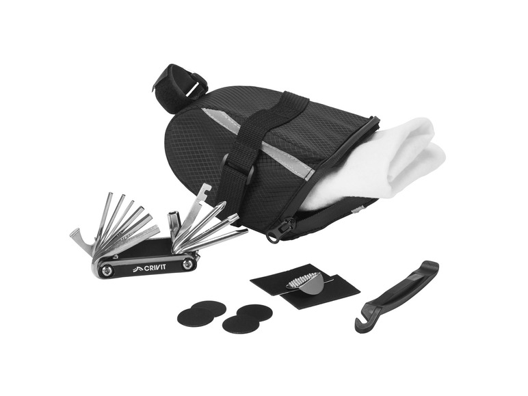 Aller en mode plein écran : CRIVIT Mini-pompe à vélo / Set d'outils pour vélo - Image 2