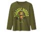 T-shirt vert à manches longues Jurassic World T.REX pour enfants.