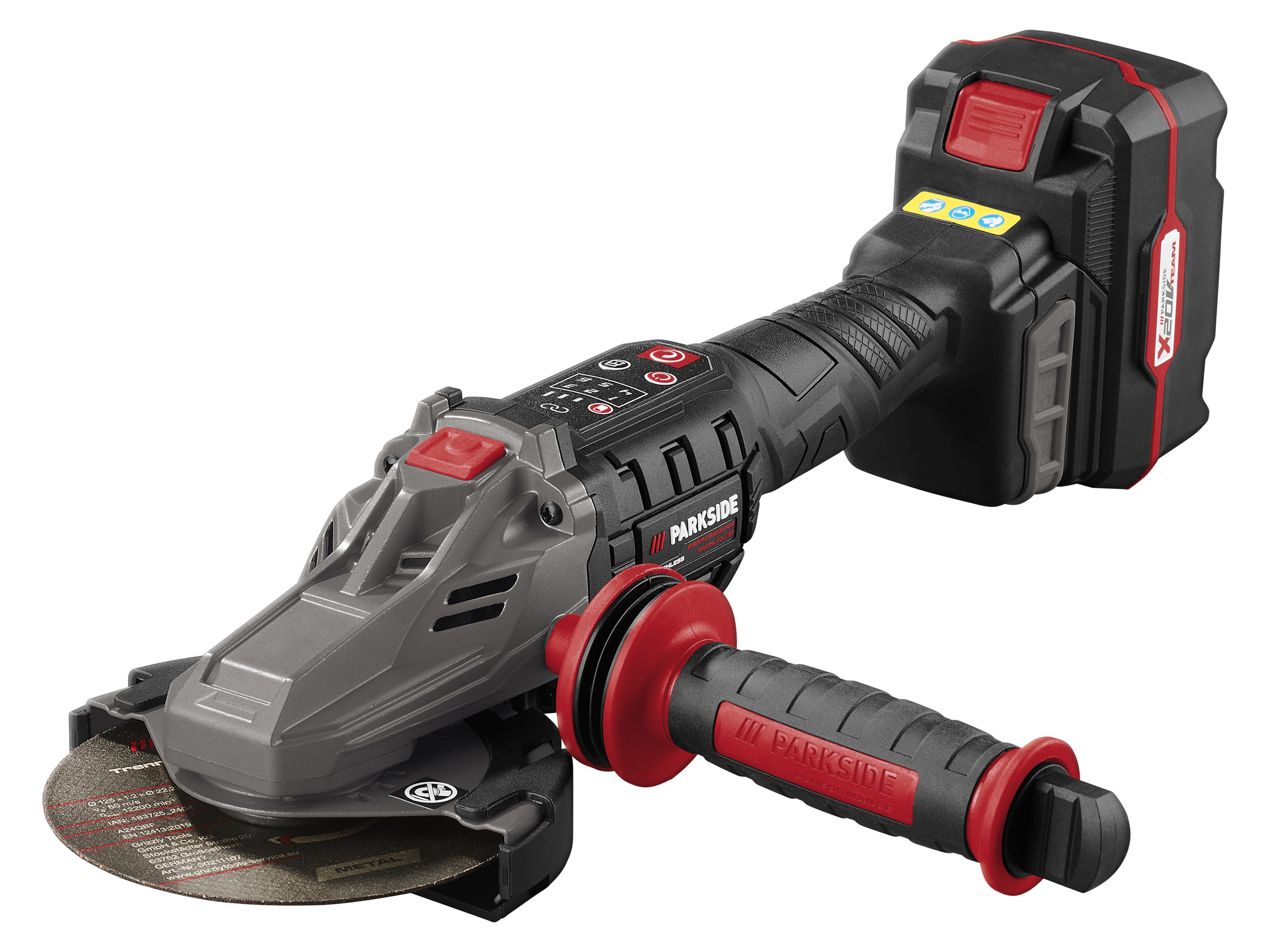 PARKSIDE PERFORMANCE® Meuleuse d’angle sans fil à tête plate PPWSFA 20-Li B3