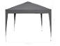 Tonnelle de jardin grise mesurant 300 cm de large et 260 cm de haut.