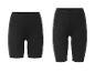 Deux paires de shorts de sport noirs.