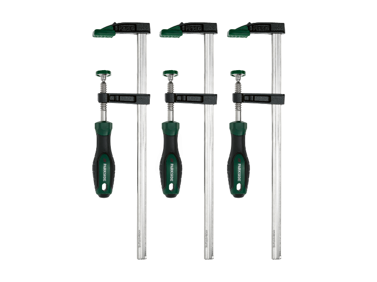 Trois serre-joints Parkside DIN517