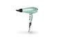 Un sèche-cheveux SilverCrest de couleur vert menthe avec des accents noirs.