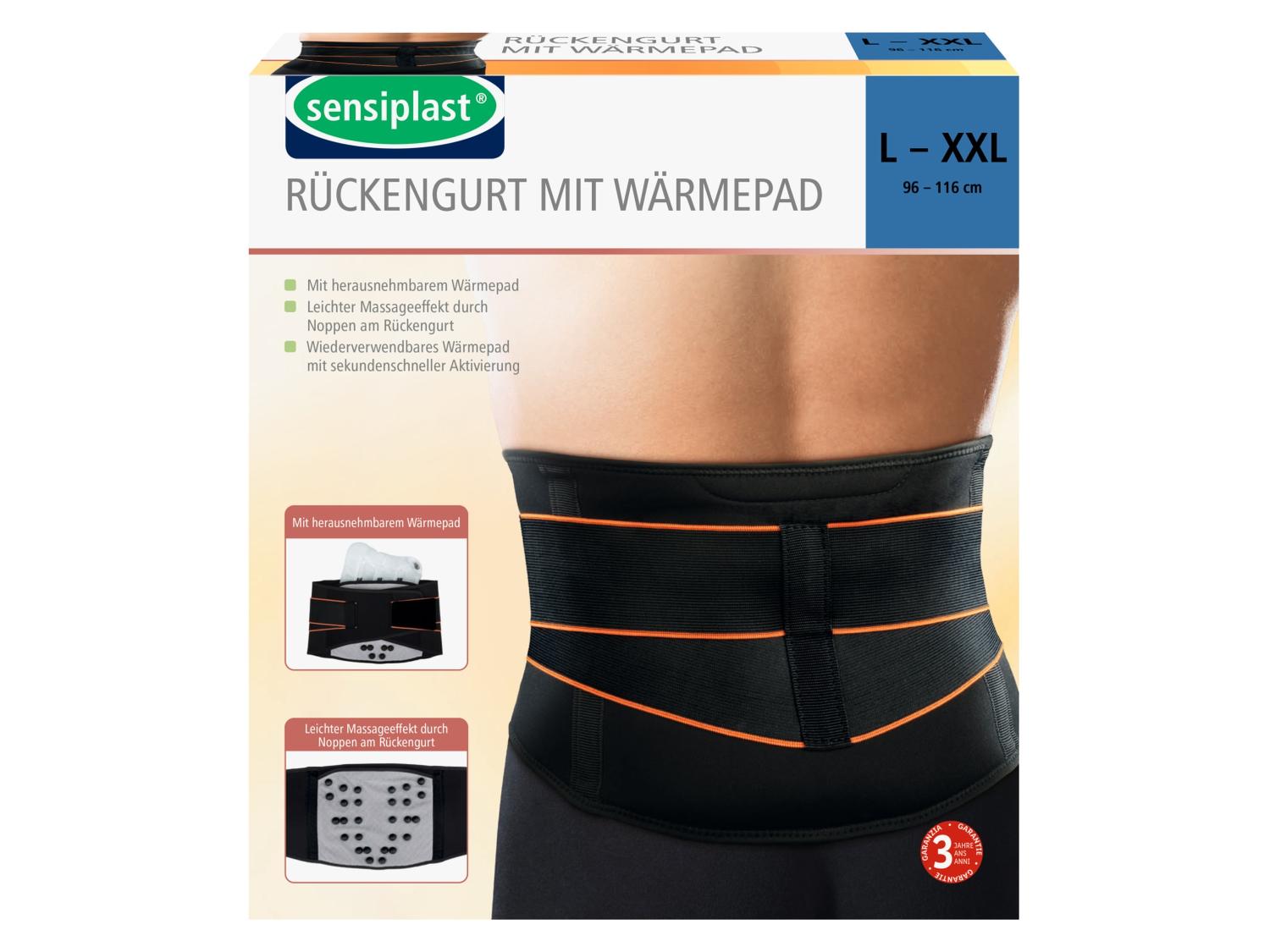 sensiplast Ceinture dorsale chauffante LIDL