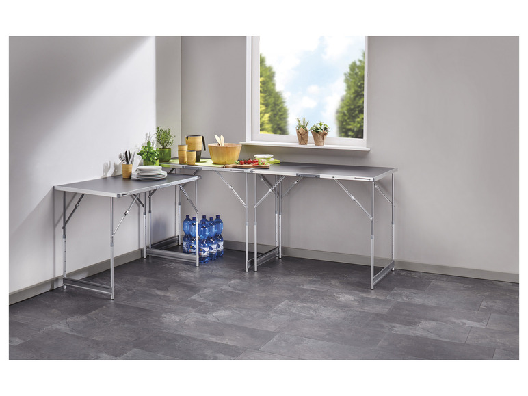 Aller en mode plein écran : PARKSIDE® Lot de 3 tables multi-usages, réglables en hauteur - Image 4