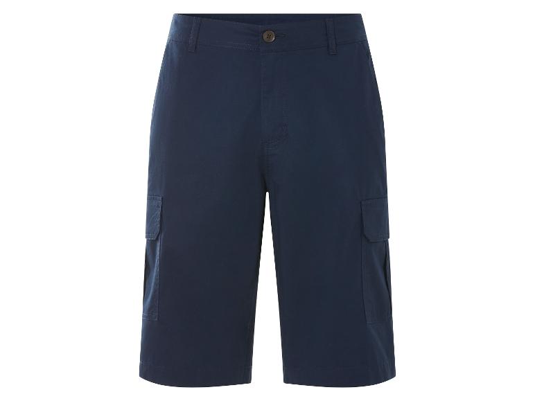 Shorts cargo bleus marine.