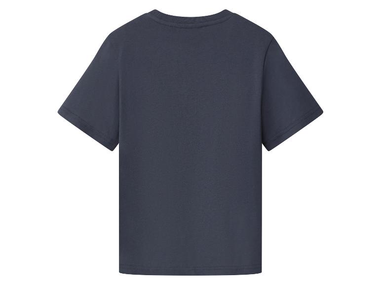 T-shirt gris foncé à manches courtes, vue de dos
