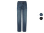 Jeans en bleu et noir.