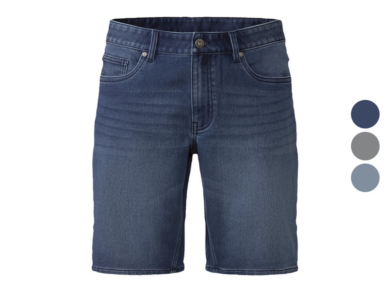 Aller en mode plein écran : LIVERGY® Bermuda en sweat denim homme - Image 1