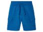 Shorts cargo bleus pour enfant, style décontracté.