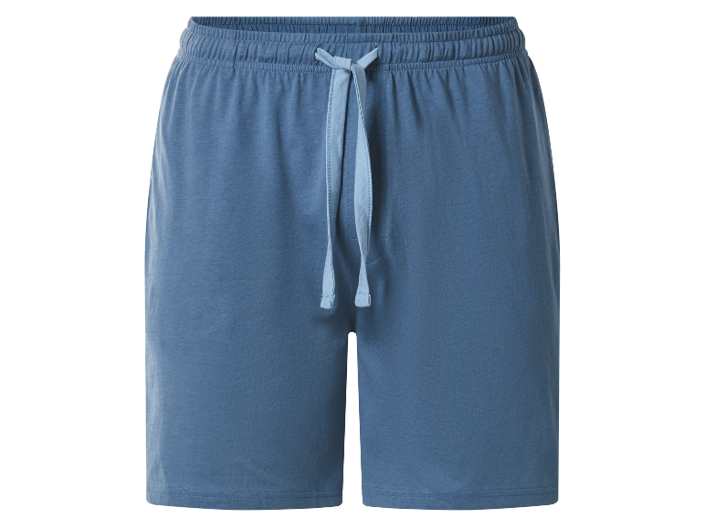 Short de sport bleu pour homme avec cordon de serrage