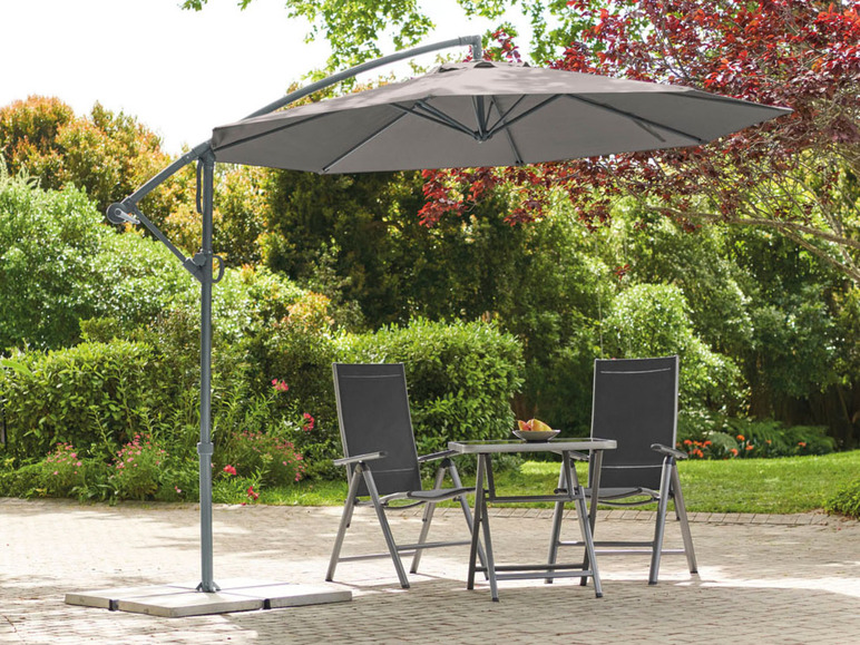 Aller en mode plein écran : LIVARNO home Parasol déporté, avec inclinaison réglable, anthracite - Image 2