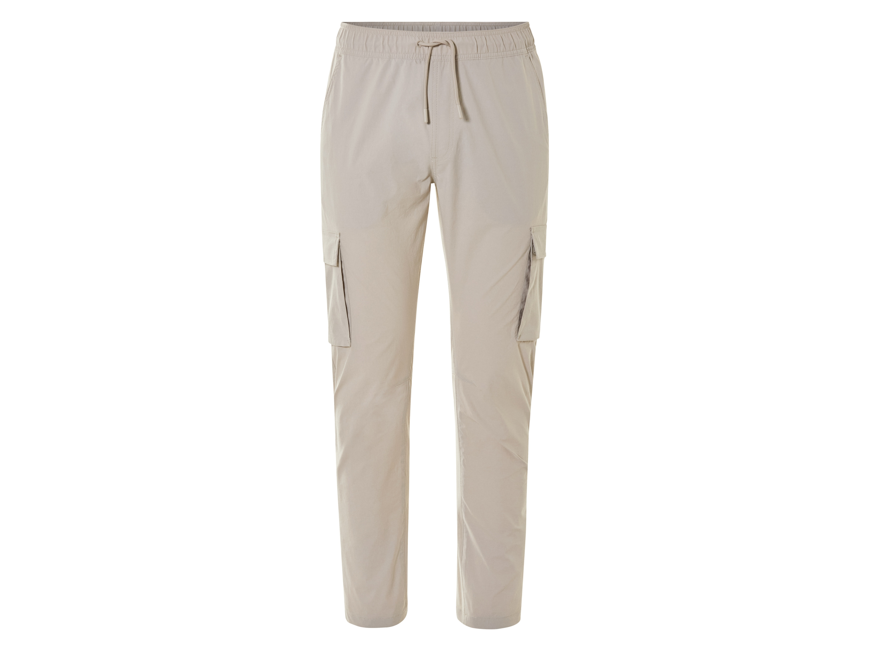 LIVERGY® Pantalon parachute homme (beige, S)