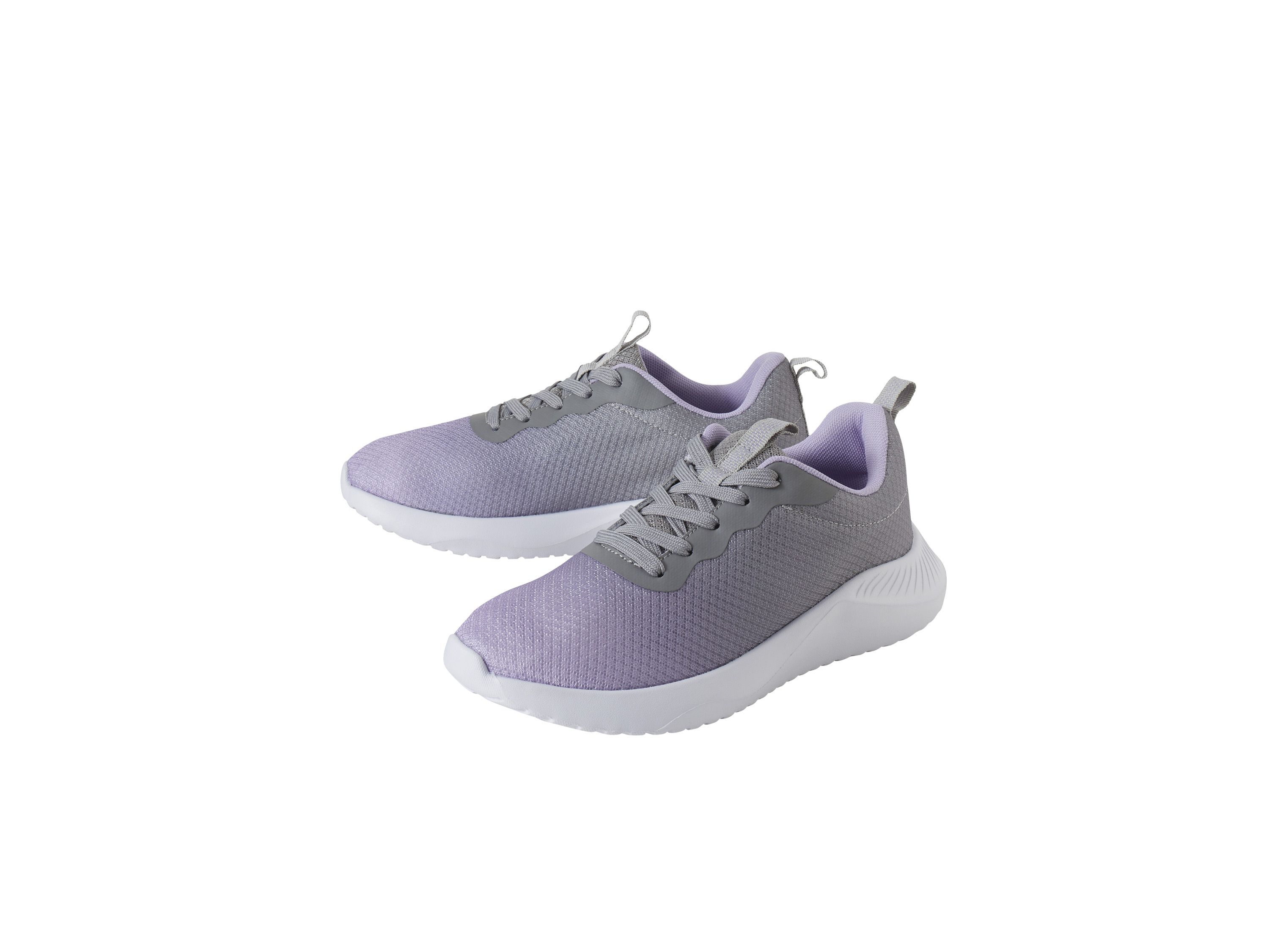 CRIVIT Sneakers femme (gris/lilas, 37)
