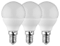 Trois ampoules LED au design moderne.