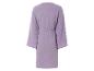 Robe lilas à manches longues, vue arrière.