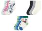 Lots de chaussettes pour enfants : papillons, couleurs unies et voitures de course.
