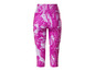 Leggings de sport violettes à imprimé marbré