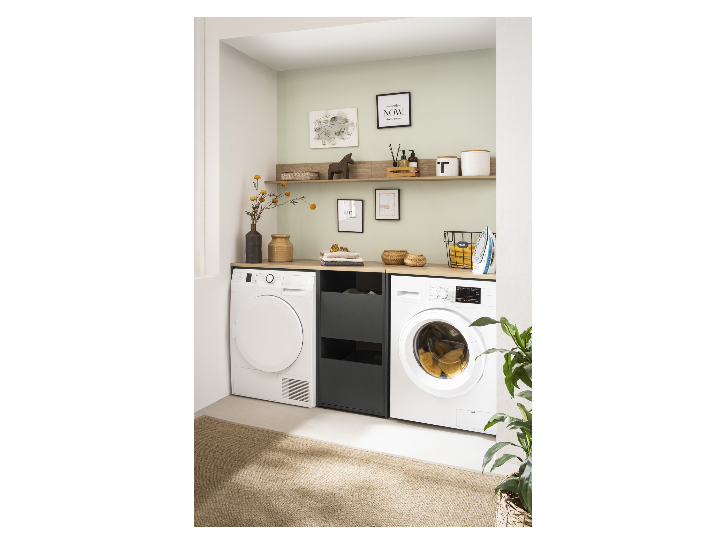 SCHILDMEYER Meuble pour machine à laver, Solea (Individuellement, anthracite)