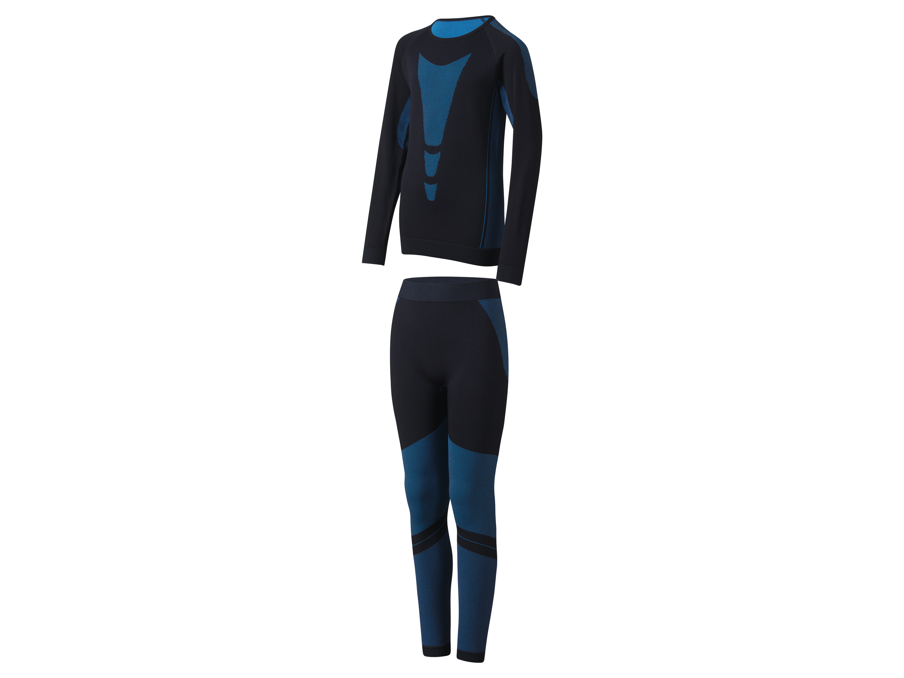 CRIVIT Sous-vêtements techniques seamless garçon (158/164, noir)