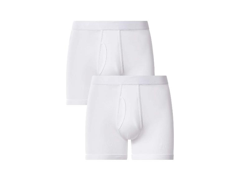 Lot de 2 boxers blancs pour hommes