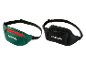 Deux ceintures Parkside : une verte et une noire.