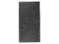 Serviette de bain gris foncé.