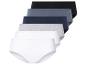 Lot de culottes : blanc, gris, bleu marine et bleu clair.