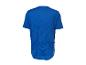Maillot de cyclisme bleu à manches courtes pour homme avec poches arrière