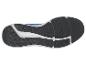 Semelle de chaussures de sport bleues.