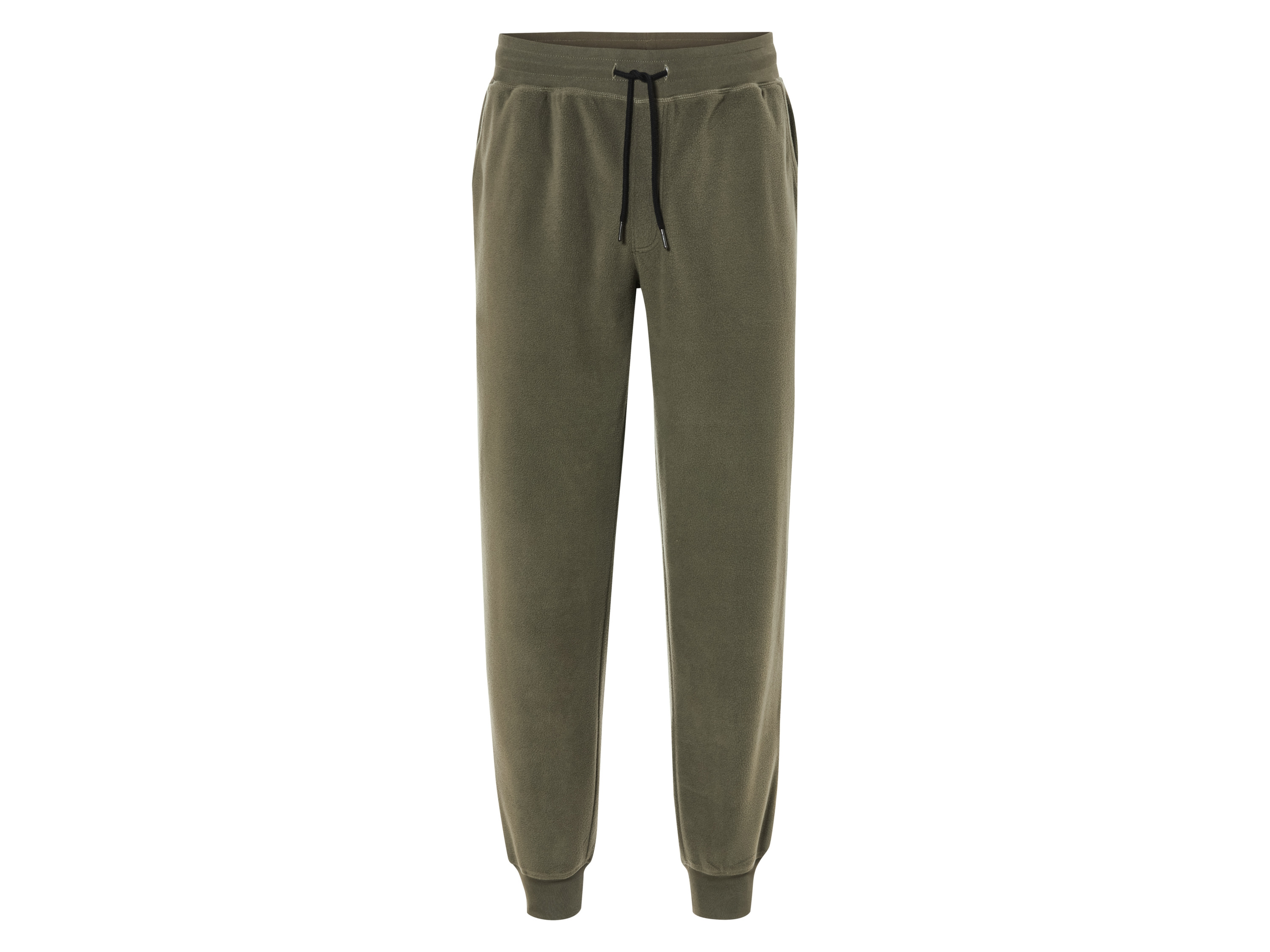 LIVERGY® Pantalon en polaire homme (S, kaki)