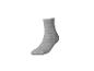 Chaussette de cheville grise unique sur fond blanc