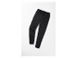 Pantalon de jogging noir sur fond blanc.