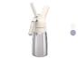 Siphon à crème fouettée en acier inoxydable avec détails crème