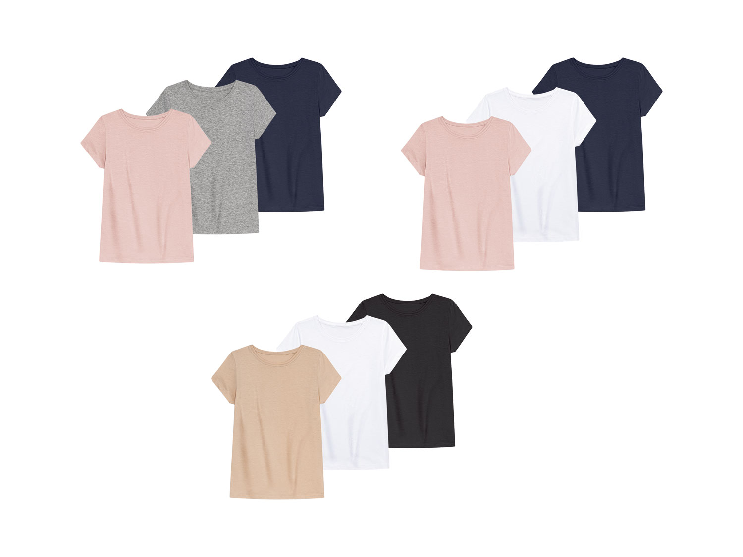 pepperts!® Lot de 3 t-shirts fille