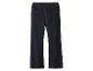 Pantalon en velours côtelé bleu marine, coupe bootcut, pour fille.