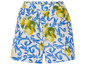 Short avec un motif de citrons et de feuilles.