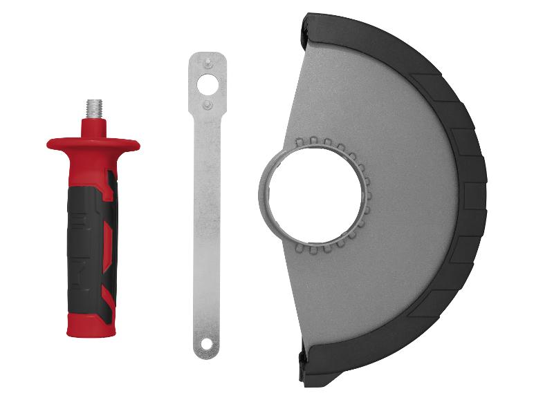 Poignée latérale, clé et protecteur de disque pour meuleuse d'angle.